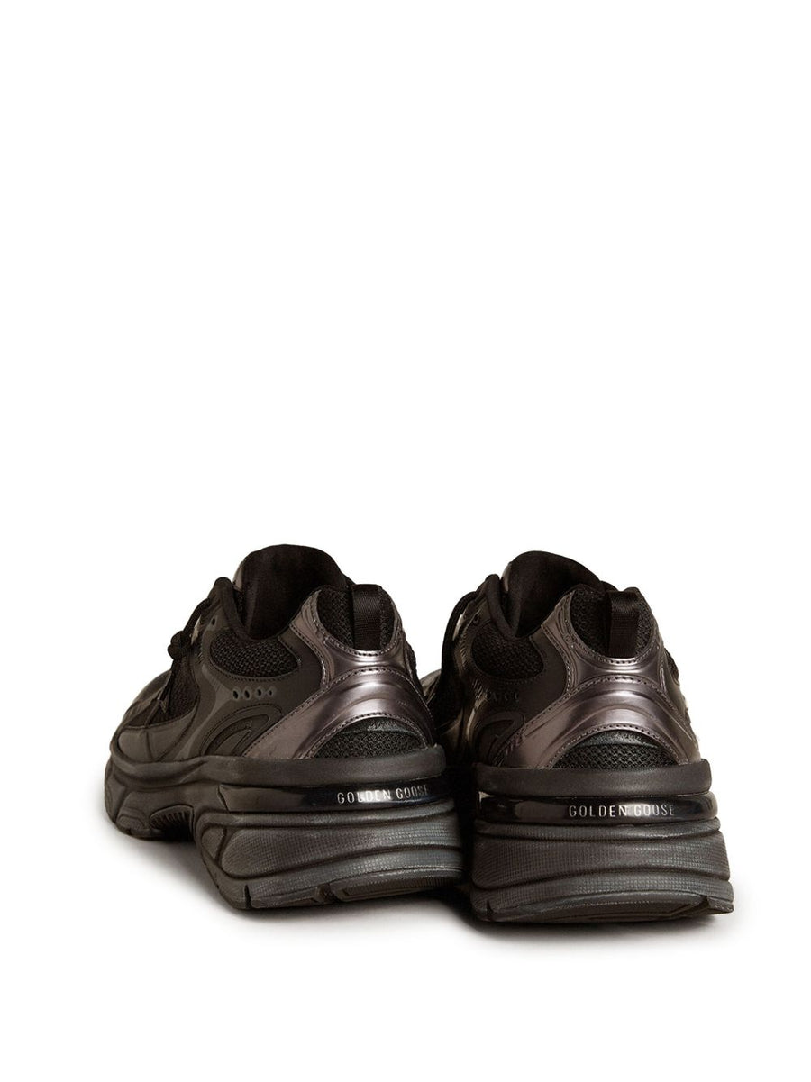 Golden Goose Lightstar Sneakers Women Black Leather Comfort