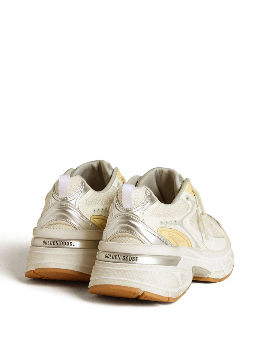 Golden Goose Lightstar Mens White Leather Sneaker With Iconic Star Detailing And All Day Comfort