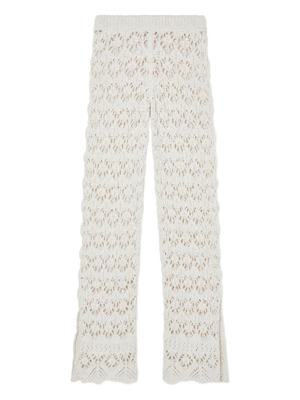 Alanui Lagoon Romance cotton trousers