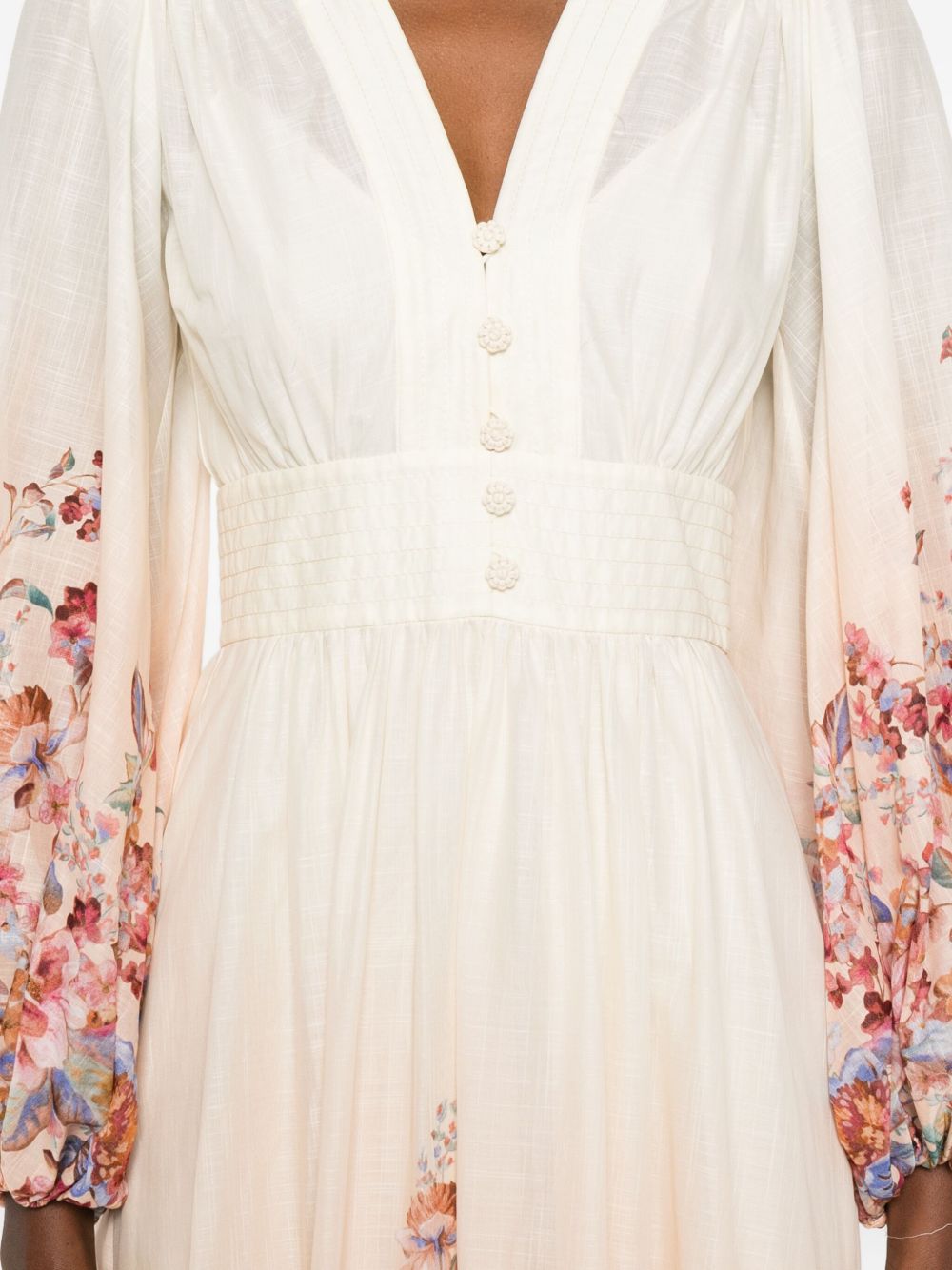 Zimmermann V-neck Awaken cotton maxi dress