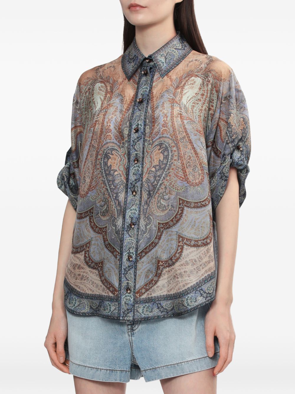 Zimmermann Wanderlust silk shirt