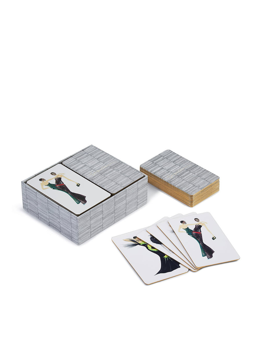 Armani Casa Oneiros Memory Card Game Grey Edition For Luxury Tabletop Entertaining For Stylish Hosts
