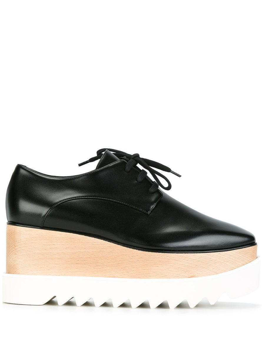 Stella McCartney Elyse Platforms Sneakers Luxurious Platform Wedge Front Lace Up For Women
