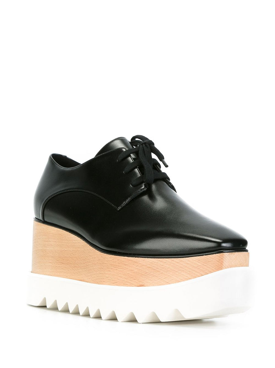 Stella McCartney Elyse Platforms Sneakers Luxurious Platform Wedge Front Lace Up For Women