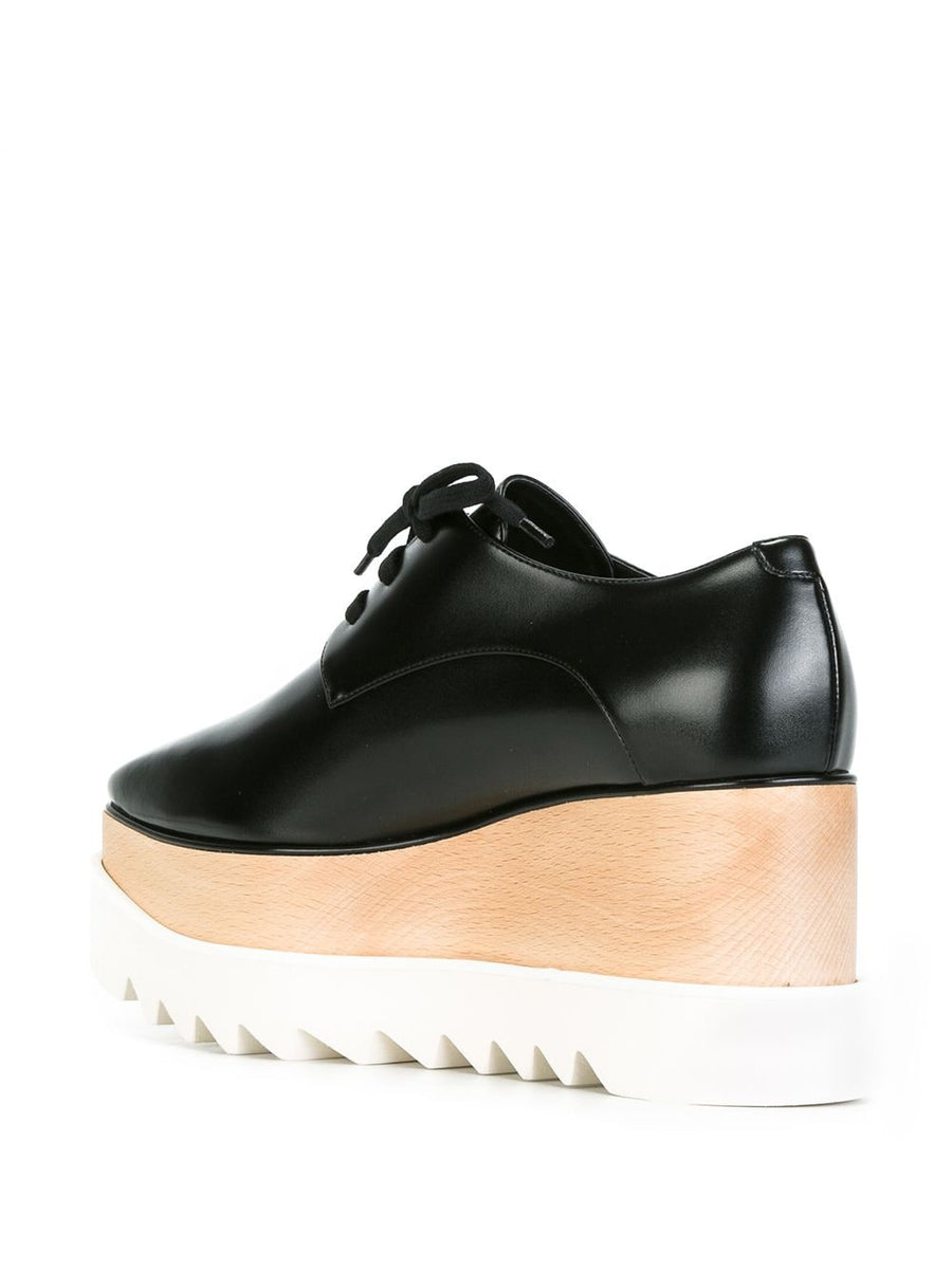 Stella McCartney Elyse Platforms Sneakers Luxurious Platform Wedge Front Lace Up For Women
