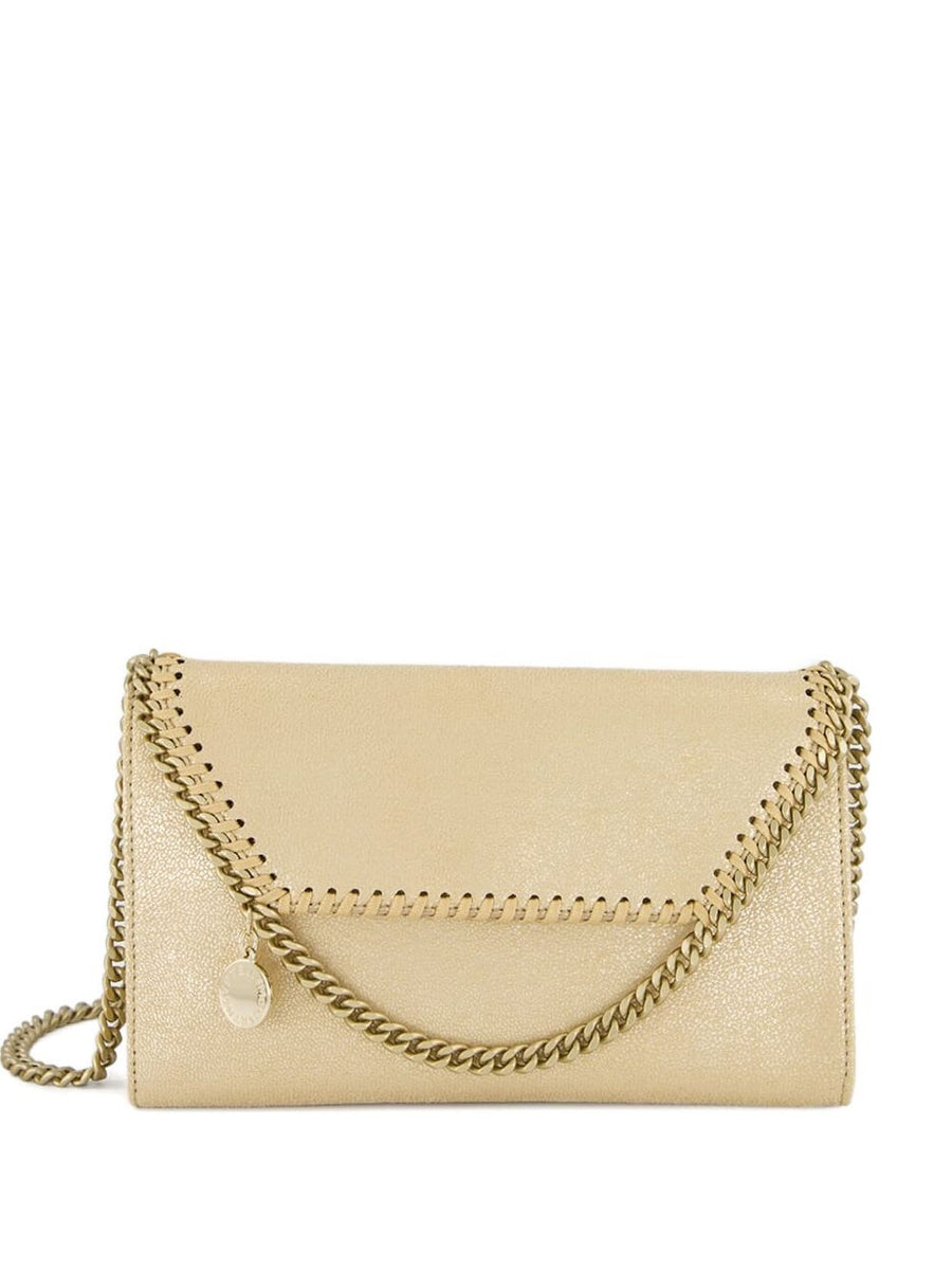 Stella McCartney Falabella Shoulder Wallet Bag For Women With Gold Hardware Clutch
