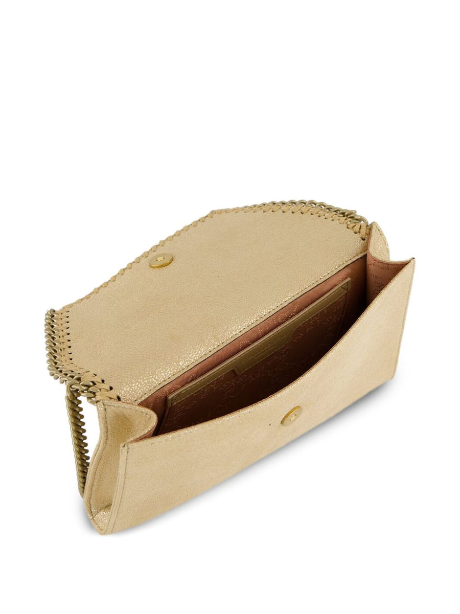 Stella McCartney Falabella Shoulder Wallet Bag For Women With Gold Hardware Clutch