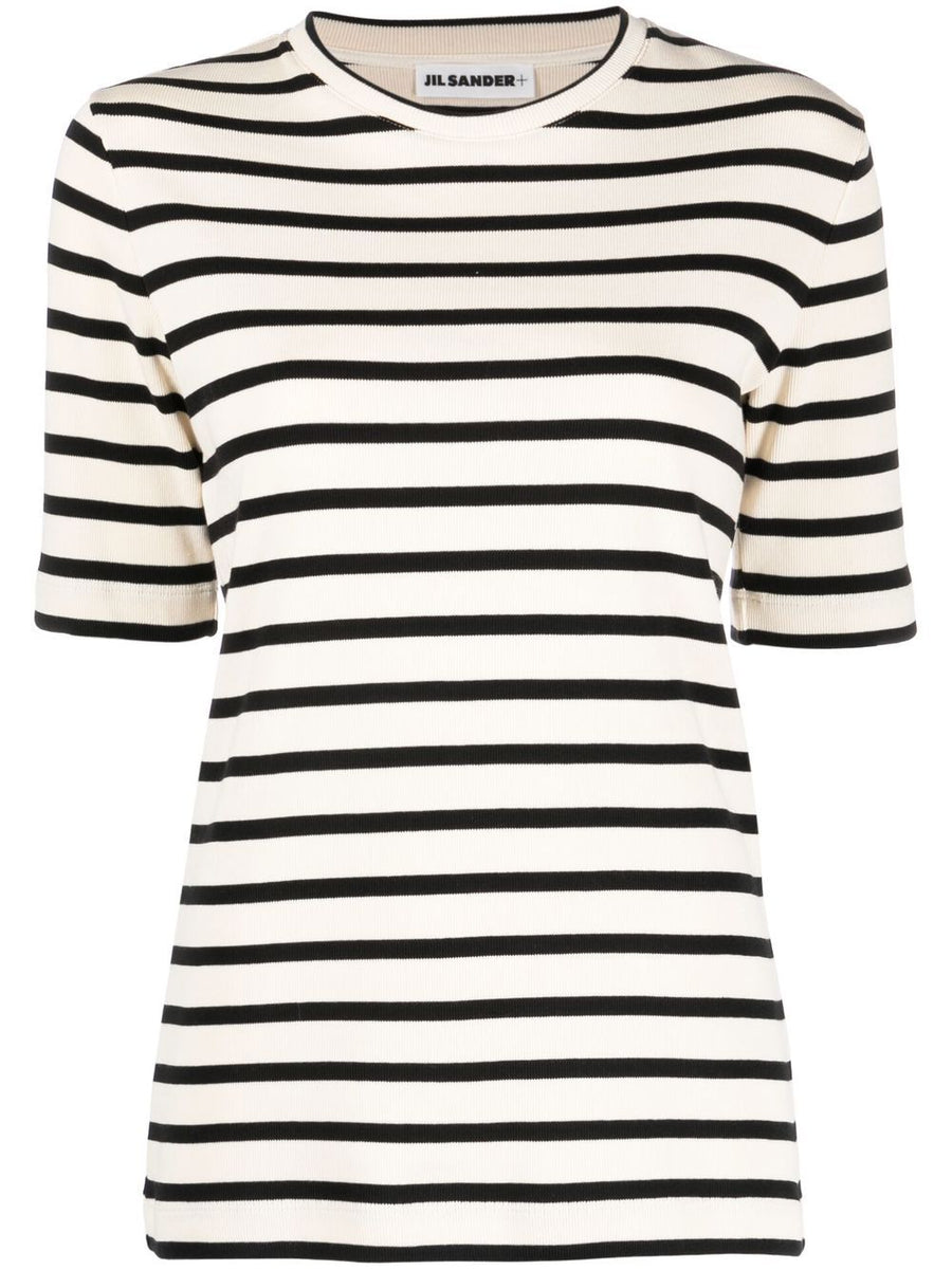 Jil Sander Plus Striped cotton t-shirt