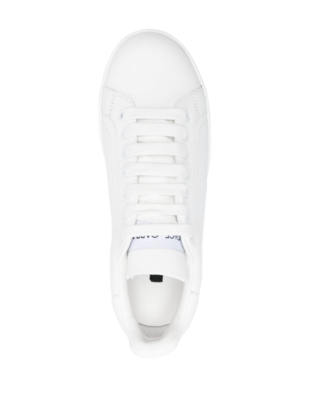 Dolce & Gabbana-Portofino' sneaker in white calf leather.
