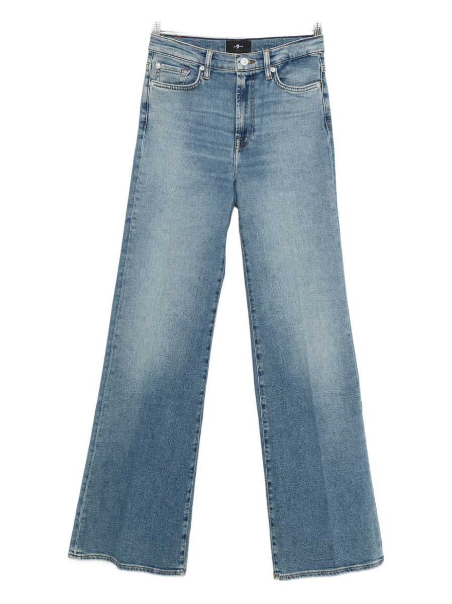 Dojo Denim Jeans Navy For Women Seven Luxurious Cotton Rich Comfort Modern Silhouette