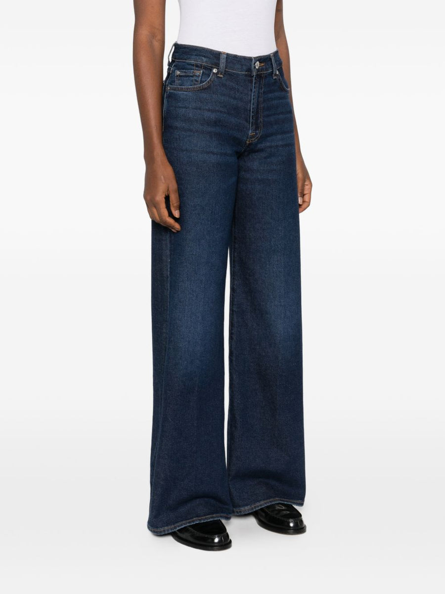 Seven Lotta Denim Jeans For Women All Day Comfort Stretch Five Pocket Ink Blue Versatile Wardrobe Staple
