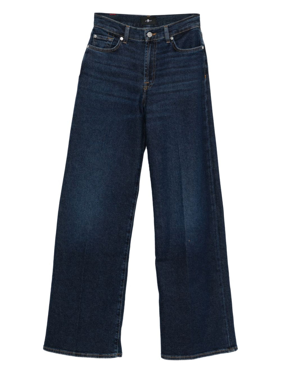 Seven Lotta Denim Jeans For Women All Day Comfort Stretch Five Pocket Ink Blue Versatile Wardrobe Staple