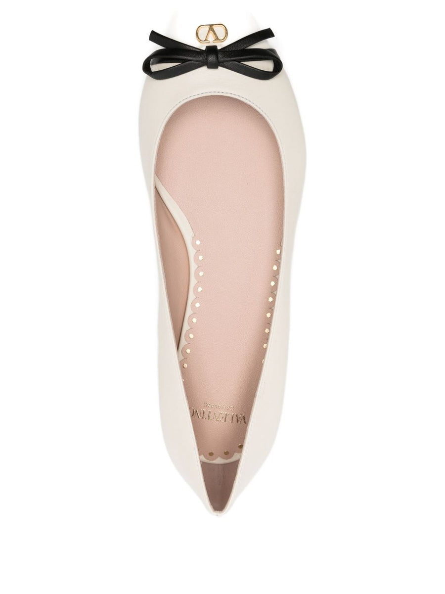 Valentino Garavani Bepointy leather ballet flats