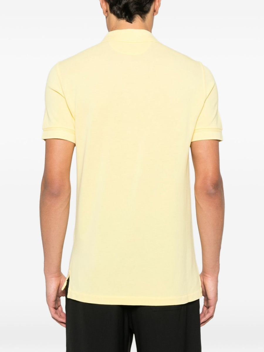 Tom Ford Luxury Cotton Lyocell Polo Shirt for Men in Bright Yellow with Refined Silhouette