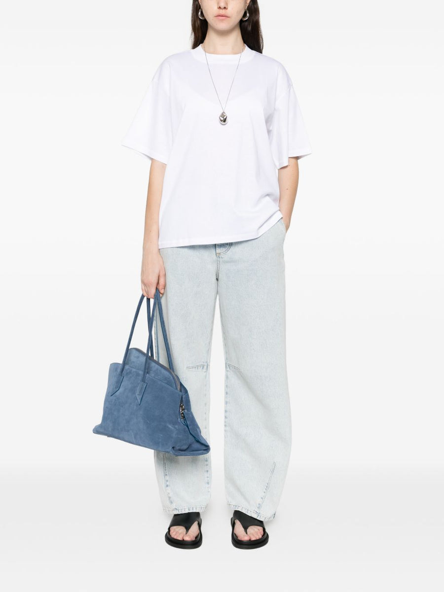 Herskind Larsson Organic Cotton T Shirt For Women Crew Neck Everyday Essential Wardrobe Staple