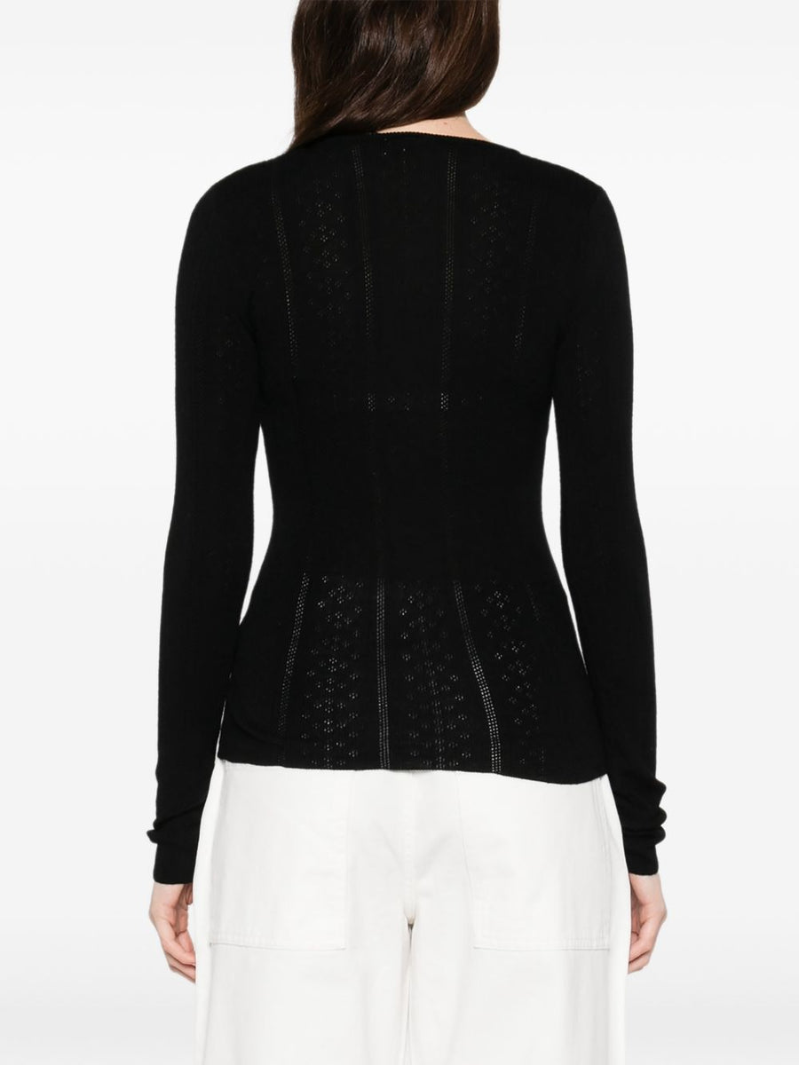 Herskind Merino Wool Crewneck Sweater For Women Breathable Cozy Knit Top OEKO TEX Certified