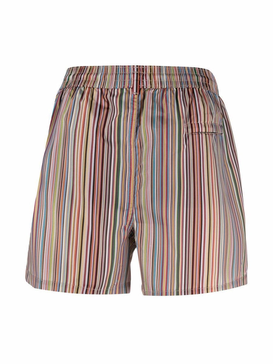 Paul Smith Signature Stripe Swim Shorts For Men Quick Dry Multicolor Beachwear Premium