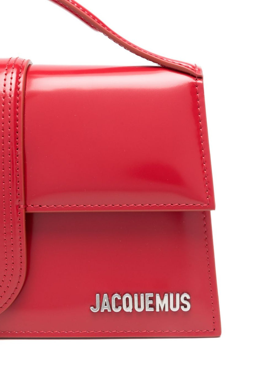 Jacquemus Le Grand Bambino Handbag Bold Red Calf Leather Compact Luxury For Women