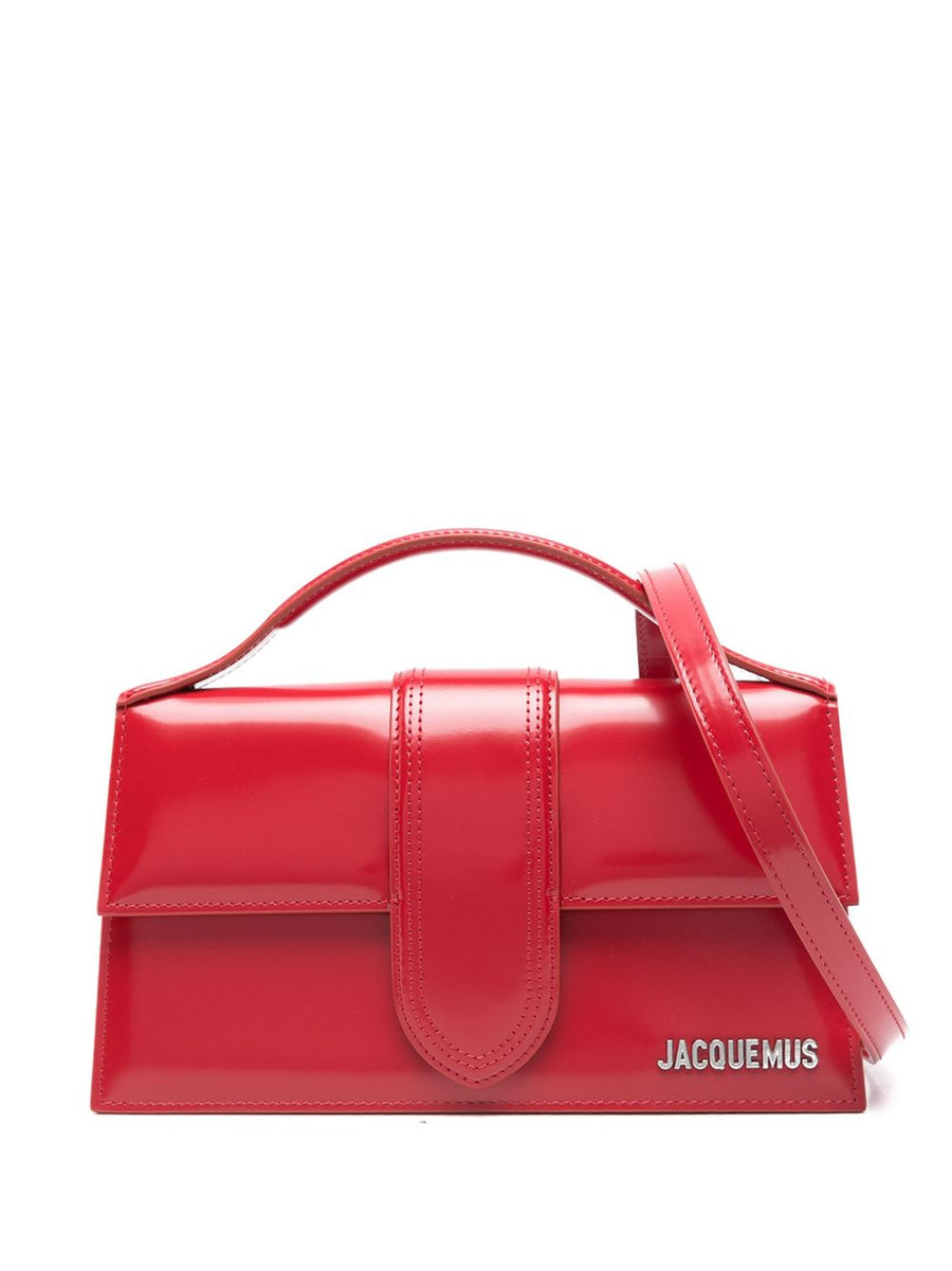 Jacquemus Le Grand Bambino Handbag Bold Red Calf Leather Compact Luxury For Women