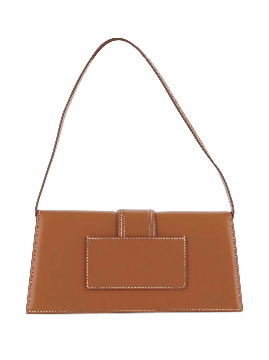 Jacquemus Le Bambino Long Shoulder Bag Leather Gold Hardware Luxury Everyday Essential For Women