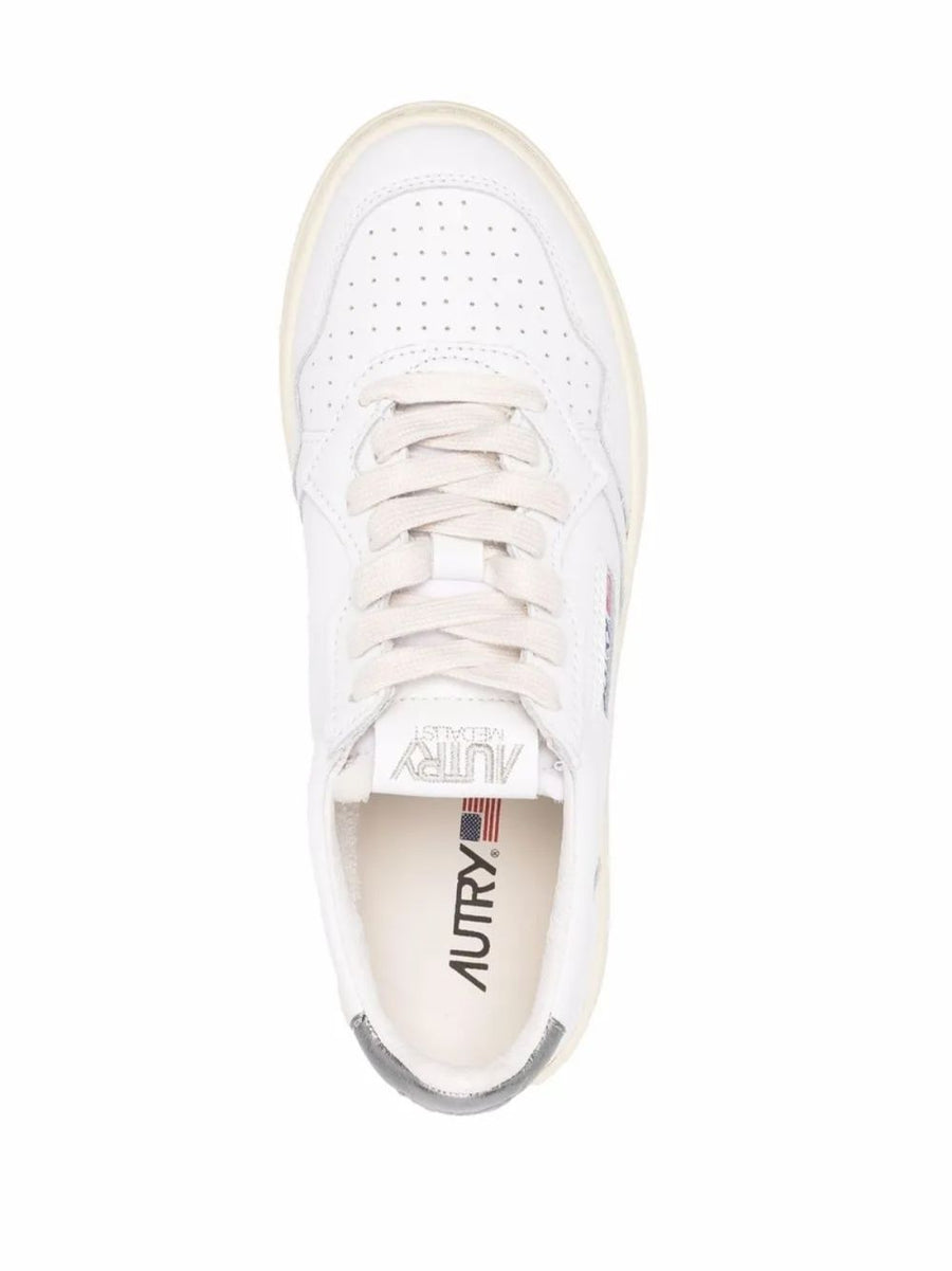 Autry Medialist Low Leather Sneakers For Women Polished Office To Weekend Versatility
