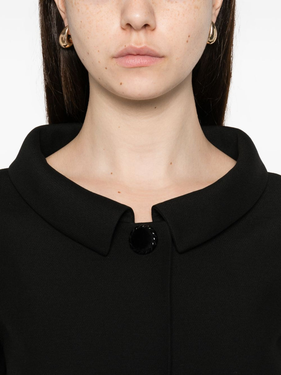 Valentino VLogo Signature Wool Silk Jacket For Women Tailored Luxury Versatile Eveningwear