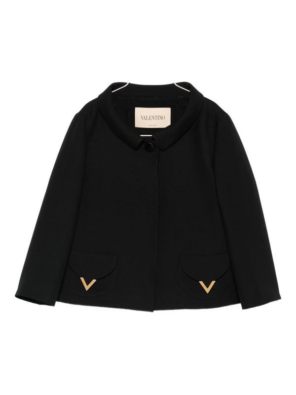 Valentino VLogo Signature wool and silk jacket