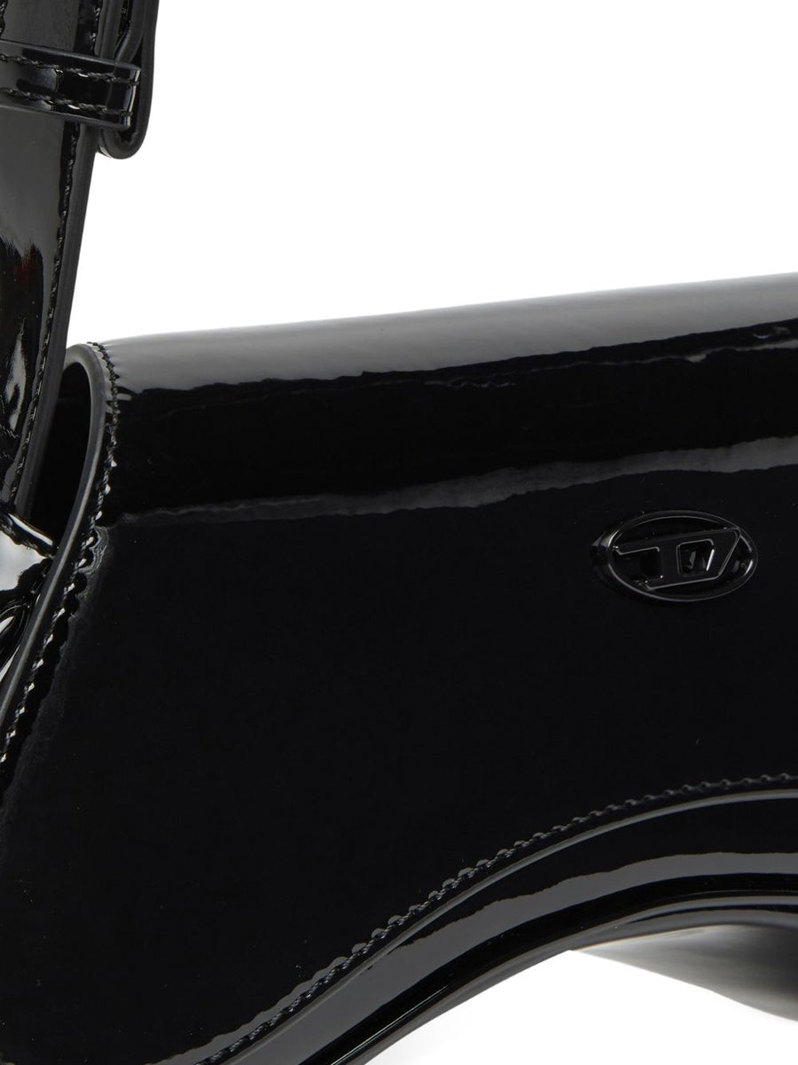 Diesel Play Crossbody Bag Black PU Exterior for Women