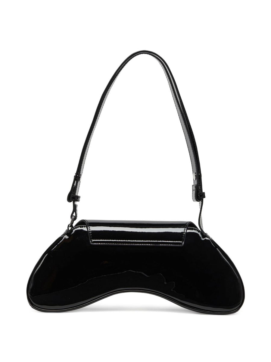 Diesel Play Crossbody Bag Black PU Exterior for Women