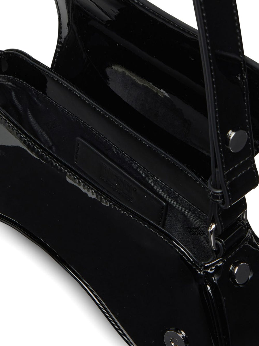 Diesel Play Crossbody Bag Black PU Exterior for Women
