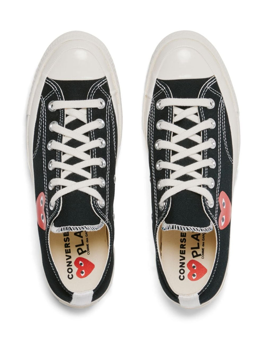 Comme Des Garcons Chuck Taylor Sneakers For Men Black Premium Reimagined Classic With Everyday Durability