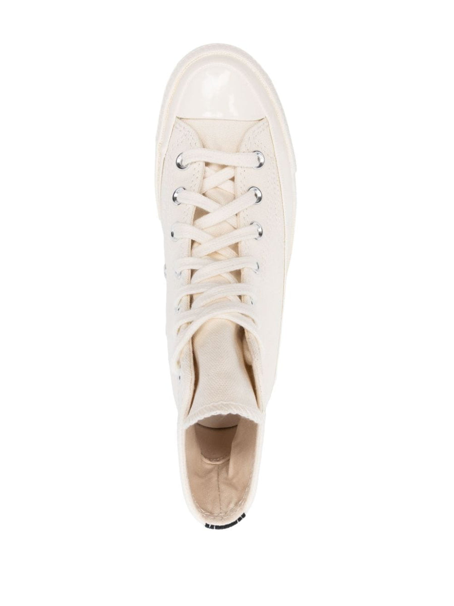 Comme Des Garcons Chuck Taylor Sneakers Beige For Women Luxury Minimalist Street Style