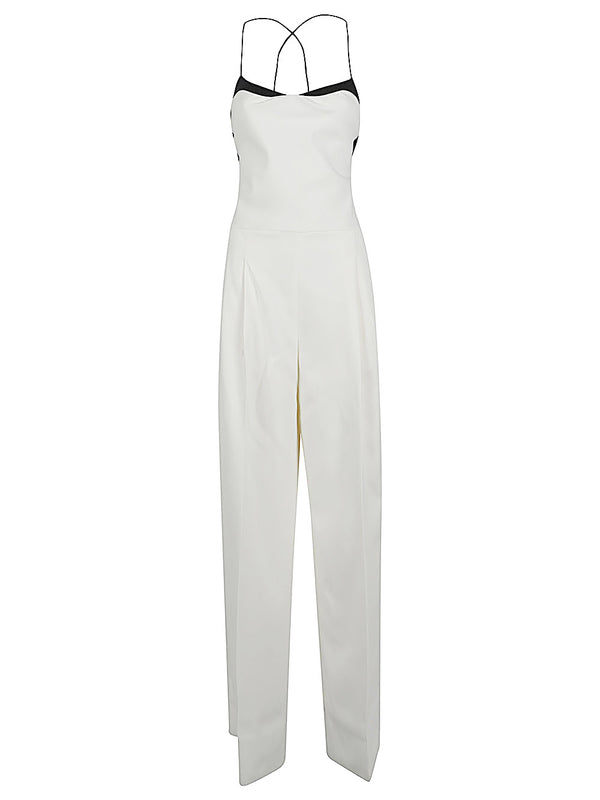Tom Ford Silk Long Jumpsuit White For Women Flattering Silhouette With Stretch Luxury Eveningwear