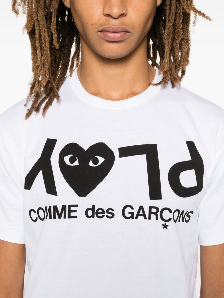 Comme Des Garcons Cotton T Shirt Unisex Luxury Topwear 100 Percent Cotton Lightweight Jersey Versatile