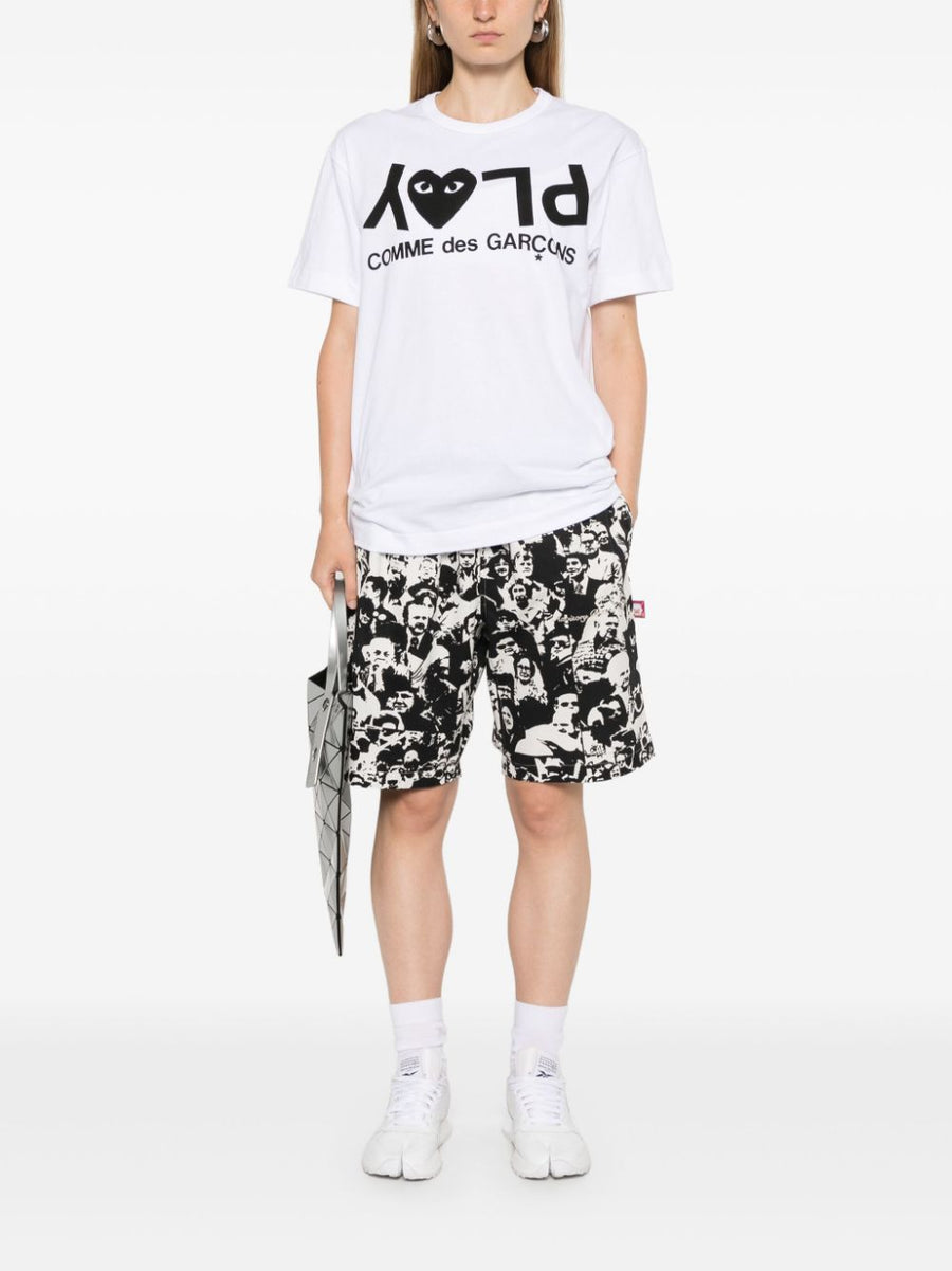 Comme Des Garcons Cotton T Shirt Unisex Luxury Topwear 100 Percent Cotton Lightweight Jersey Versatile
