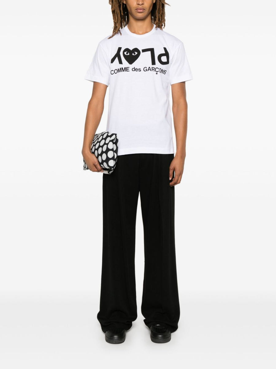 Comme Des Garcons Cotton T Shirt Unisex Luxury Topwear 100 Percent Cotton Lightweight Jersey Versatile