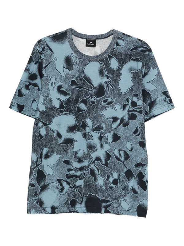 Ps By Paul Smith Organic cotton printed t-shirt