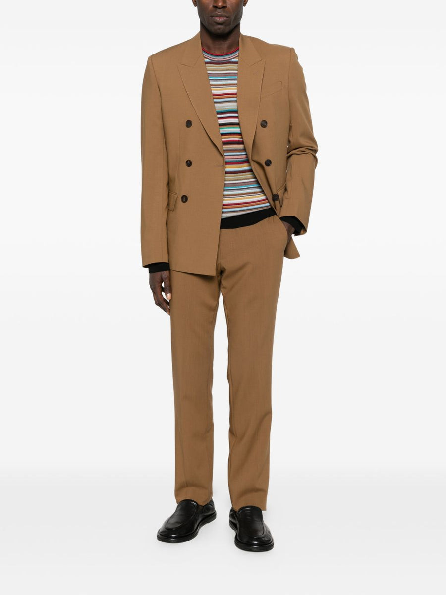 Paul Smith Signature Stripe Merino Wool Sweater For Men Premium Multicolor Knit Collection