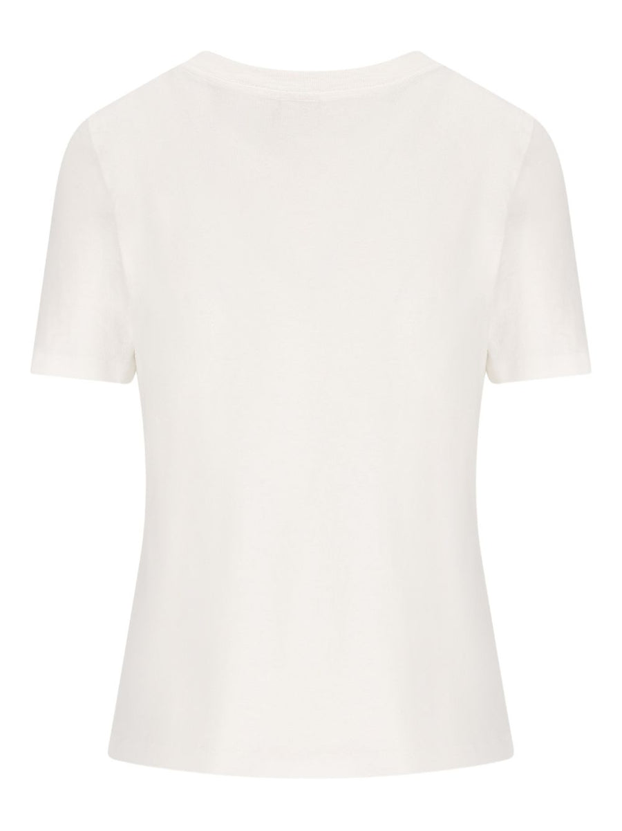 Chloé Logo Cotton T Shirt For Women Timeless Luxury 100 Percent Cotton Everyday Essential
