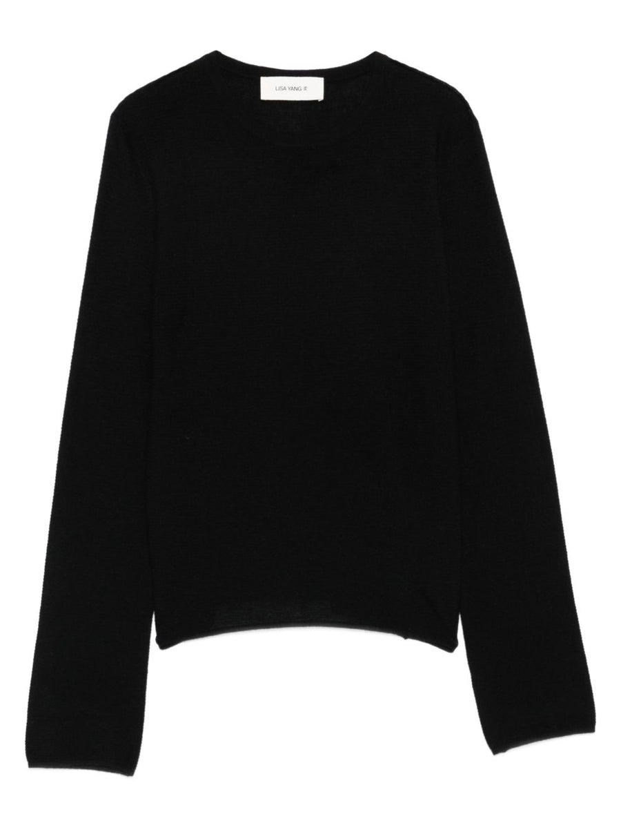 Lisa Yang Georgie Cashmere Sweater For Women Pure Luxury Everyday Layering Lightweight Warmth