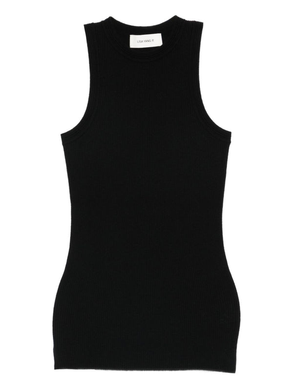 Lisa Yang Amya cotton and cashmere top