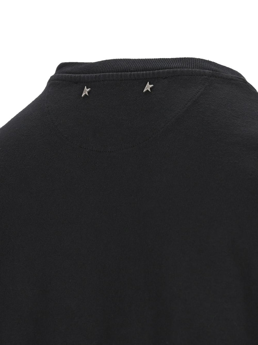 Golden Goose Printed Cotton T Shirt For Men With Glossy Tone On Tone Print Luxury Everyday Essential