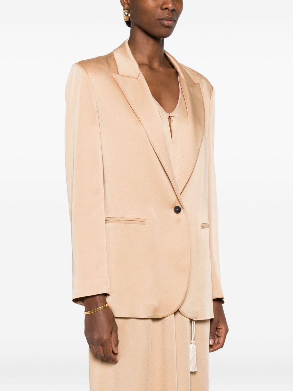 Forte Forte Single-breasted blazer jacket