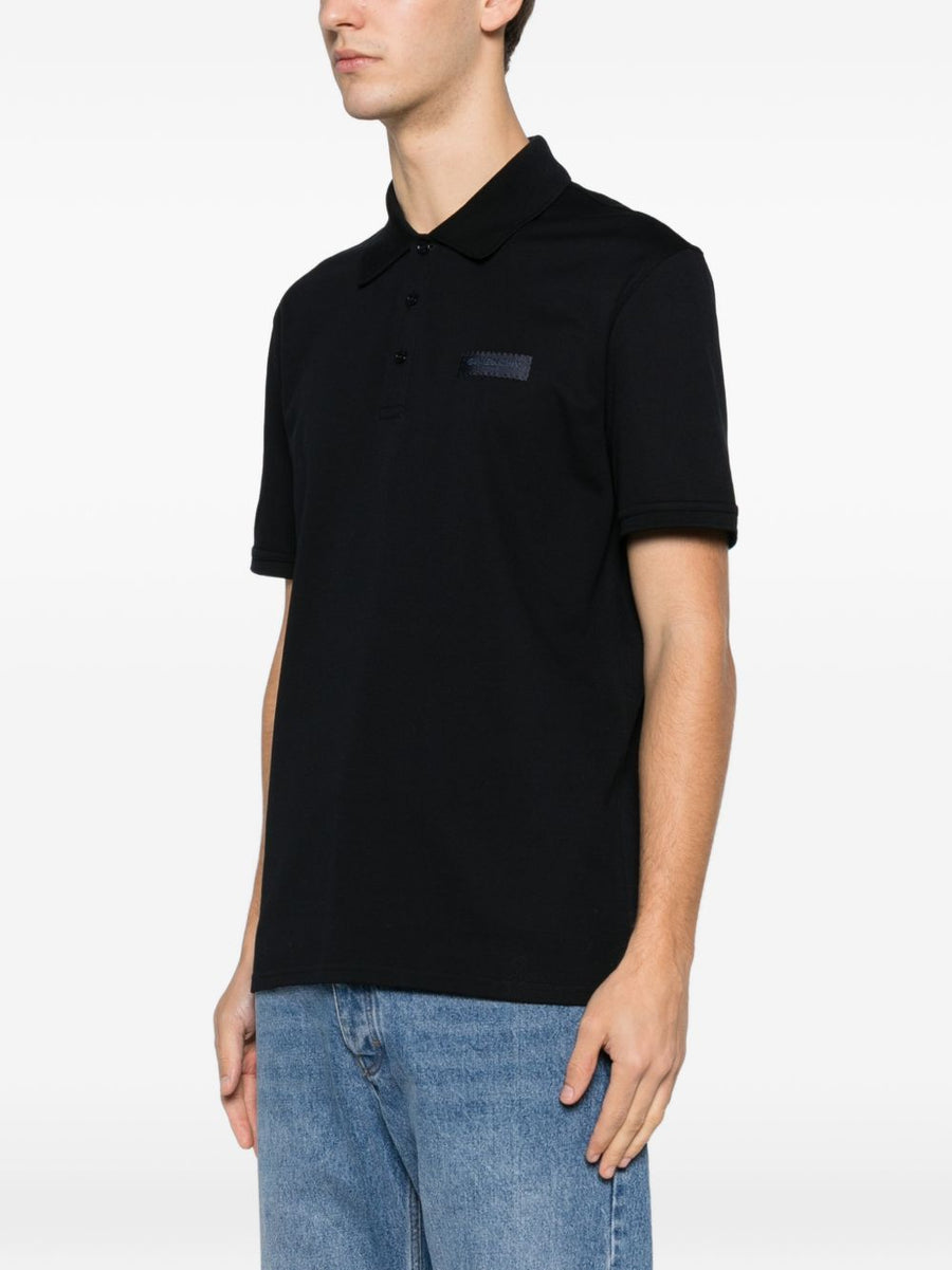 Givenchy Polo Shirt Navy 100 Percent Cotton For Men Luxury Comfort Button Front Smart Casual