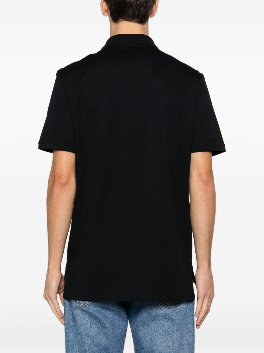 Givenchy Polo Shirt Navy 100 Percent Cotton For Men Luxury Comfort Button Front Smart Casual