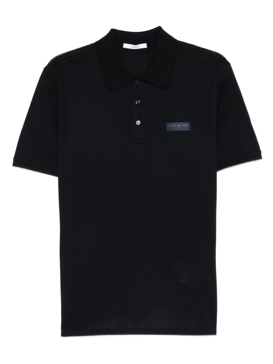 Givenchy Polo Shirt Navy 100 Percent Cotton For Men Luxury Comfort Button Front Smart Casual