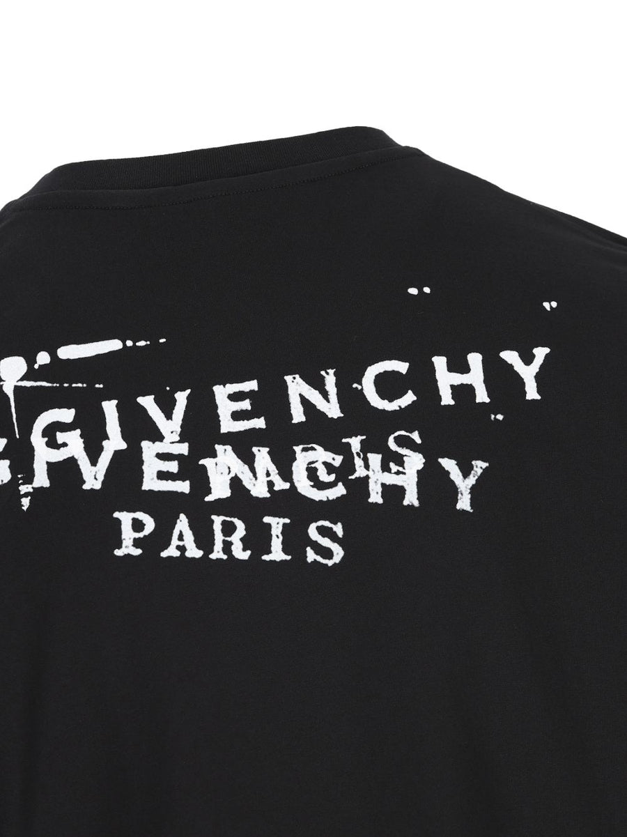 Givenchy Logo Cotton T Shirt for Women Front Print Minimalist Luxury Everyday Essential