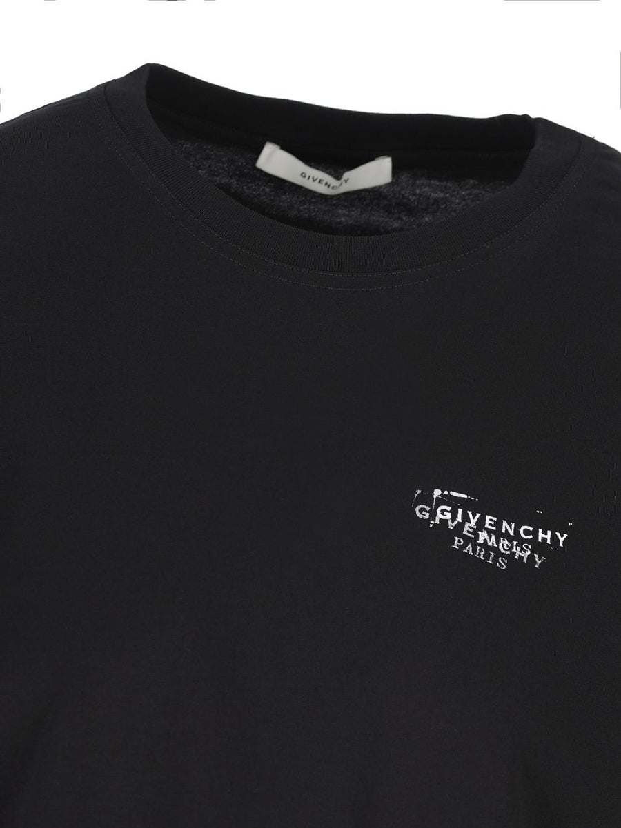 Givenchy Logo Cotton T Shirt for Women Front Print Minimalist Luxury Everyday Essential