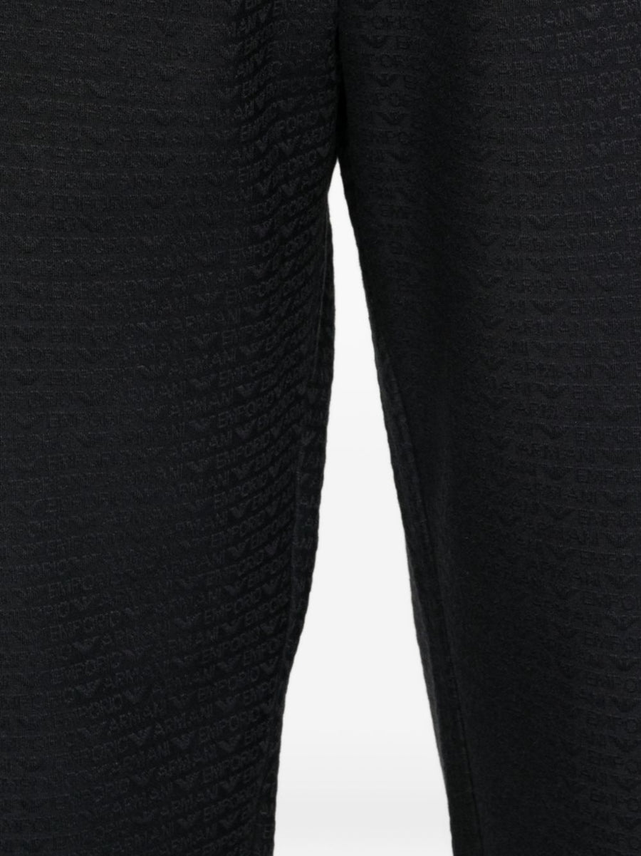Emporio Armani Sweatpants For Men Luxury Cotton Blend With Lyocell Elastane And Elastic Waistband