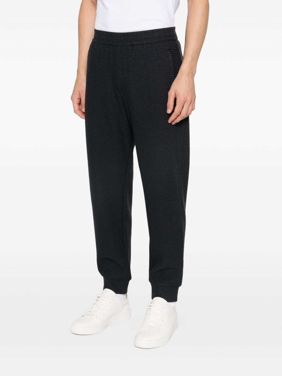 Emporio Armani Sweatpants For Men Luxury Cotton Blend With Lyocell Elastane And Elastic Waistband